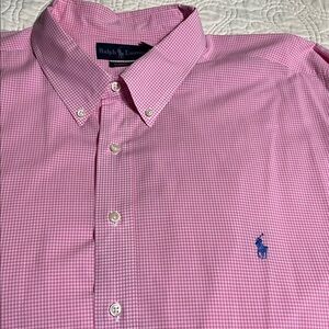 Polo by Ralph Lauren Pink Dress Shirt for Men